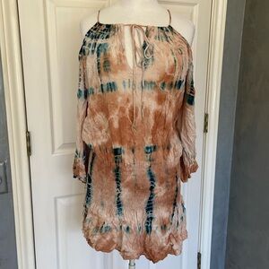 blue kids dresser Billabong Women's Island Life Midi Dress - Blue Multi main image 1